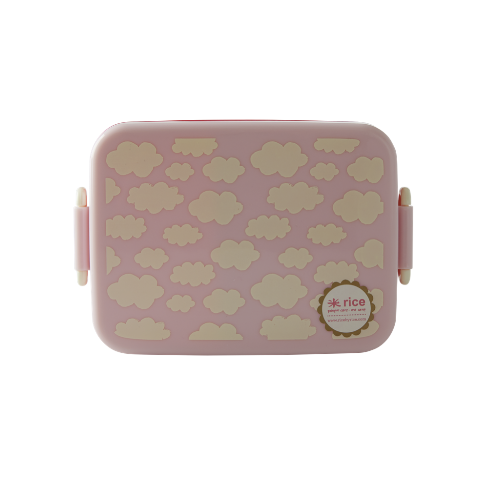 Pink Cloud Print Lunchbox By Rice DK